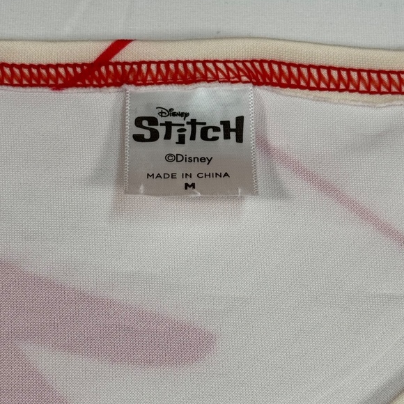 Disney Lilo Hawaiian Dress Costume Womens Size Red White Palm Spirit Halloween - Picture 3 of 9